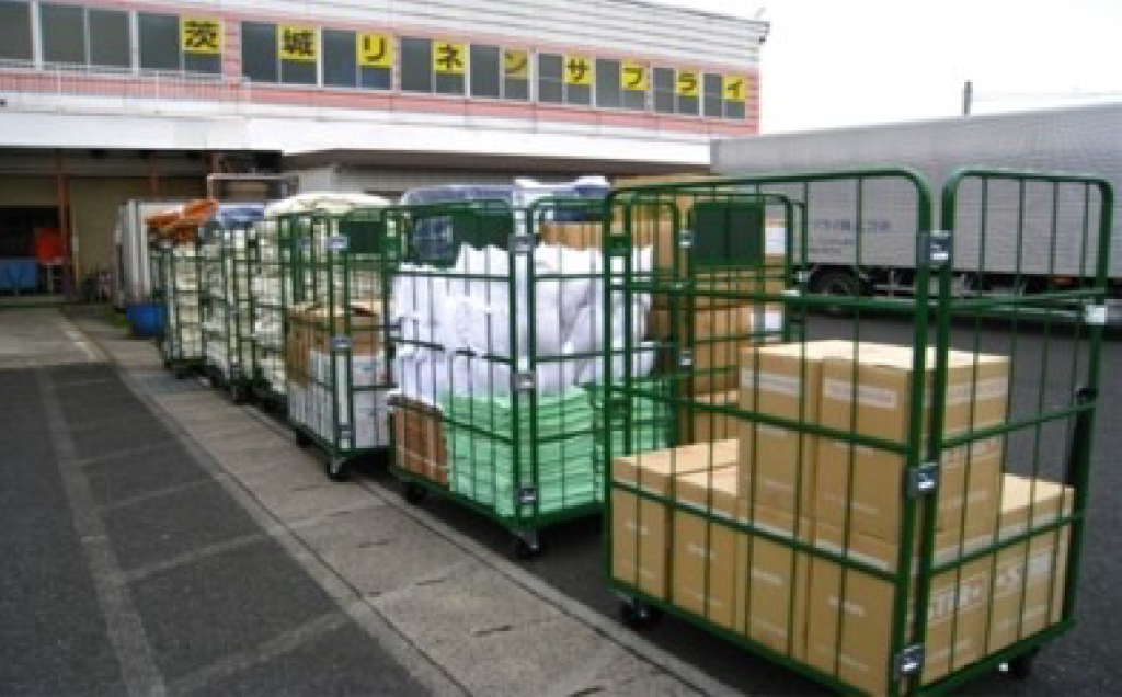 東日本大震災の被災地へ物資支援